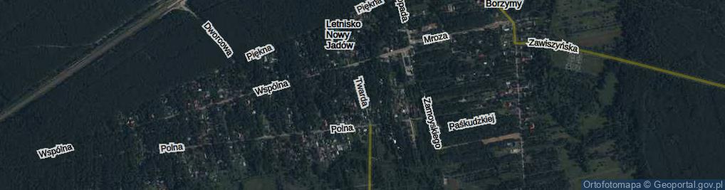 Zdjęcie satelitarne Twarda ul.